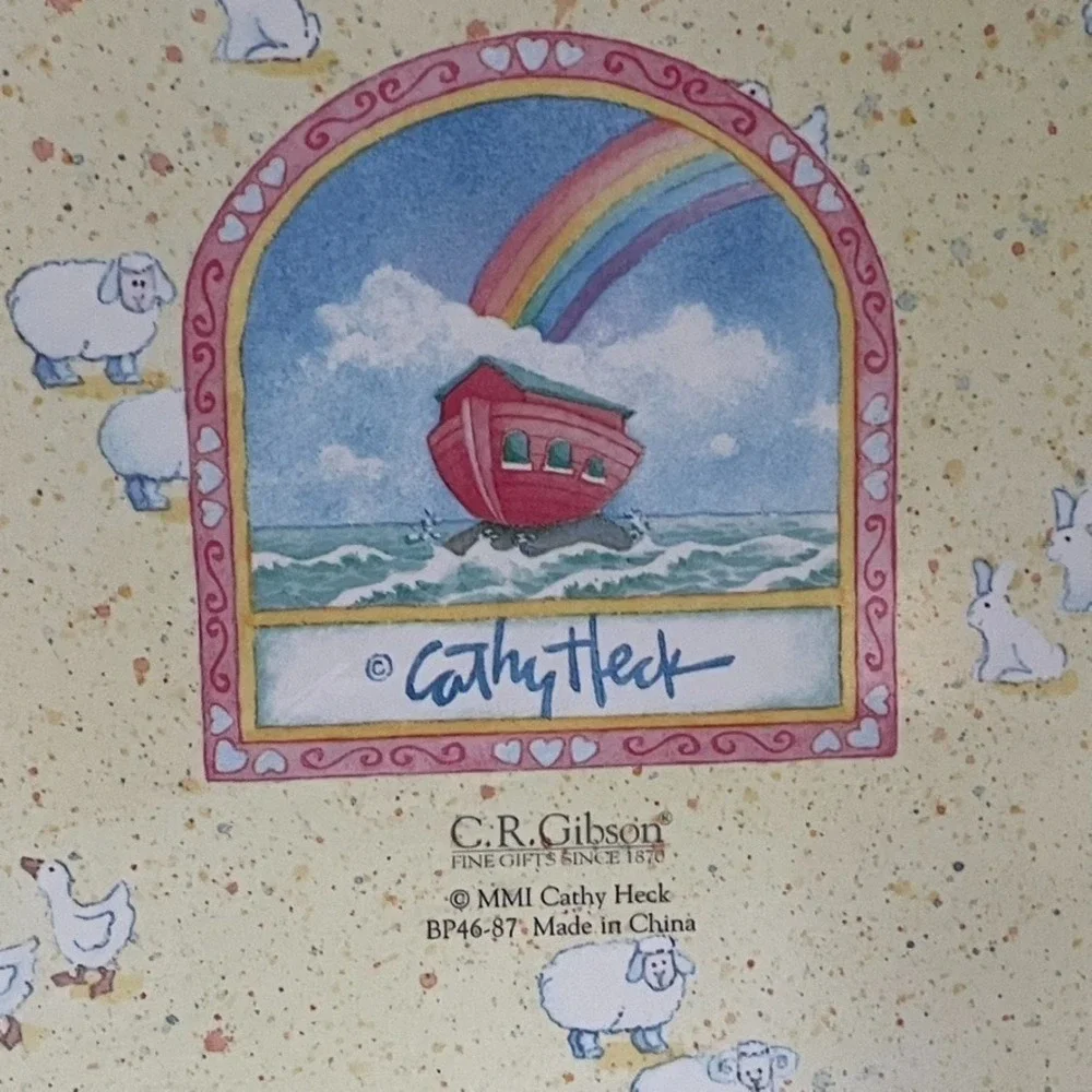 Vintage C.R. Gibson Noah's Ark Photo Album Cathy Heck Sealed